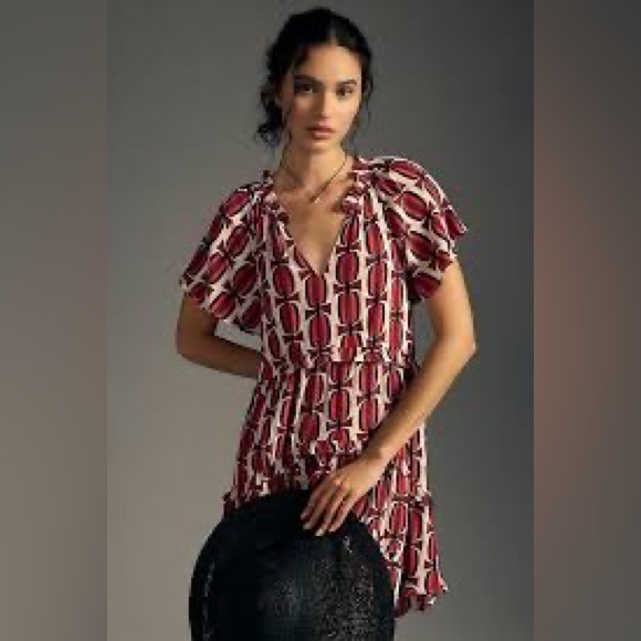 Anthropologie Robin Tiered Dress - Picture 3 of 4